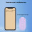Type C Rechargeable Selfie Button Bluetooth Remote Control 10m Purple 6