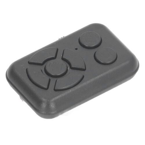 Télécommande Bluetooth sans fil à 7 touches rechargeable en ABS noir