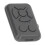 Télécommande Bluetooth sans fil à 7 touches rechargeable en ABS noir 15