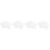 48Pcs Crafting Mesh Sheets White Plastic Cross Stitch Sewing Canvas 4
