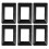 18Pcs Durable ABS Fence Post Skirts Plastic Covers for Decks Balconies 3