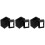 18Pcs Durable ABS Fence Post Skirts Plastic Covers for Decks Balconies 5
