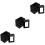18Pcs Durable ABS Fence Post Skirts Plastic Covers for Decks Balconies 6
