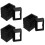 18Pcs Durable ABS Fence Post Skirts Plastic Covers for Decks Balconies 8
