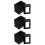 18Pcs Durable ABS Fence Post Skirts Plastic Covers for Decks Balconies 9