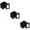 18Pcs Durable ABS Fence Post Skirts Plastic Covers for Decks Balconies 10