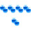 10Pcs Convenient Blue Plastic Rabbit Water Holder Automatic Feeder 5