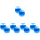10Pcs Convenient Blue Plastic Rabbit Water Holder Automatic Feeder 6