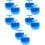 10Pcs Convenient Blue Plastic Rabbit Water Holder Automatic Feeder 8