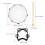 2Ensembles Tambourine Instrument À Main Pour Coloré 8