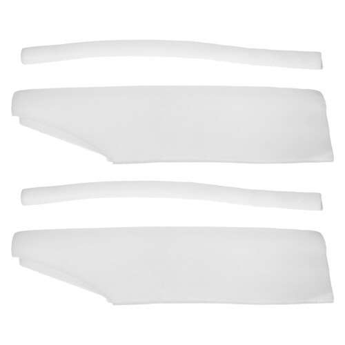 8St Schuim Pad Kleding Met Hanger Accessoires Wit 1