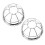 4Pcs Silver Sprinkler Valve Cover Cage - 3