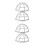 4Pcs Silver Sprinkler Valve Cover Cage - 7