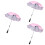 3St Functionele Roze Baby Bolderkar , Zonbescherming Outdoor 6