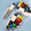 Solid Watercolor Paint Set - 25 Assorted Colors, Foldable with Brushes 6