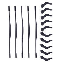 Crochets Silicone Antiglisse Noir Pour Lunettes Enfants Sport