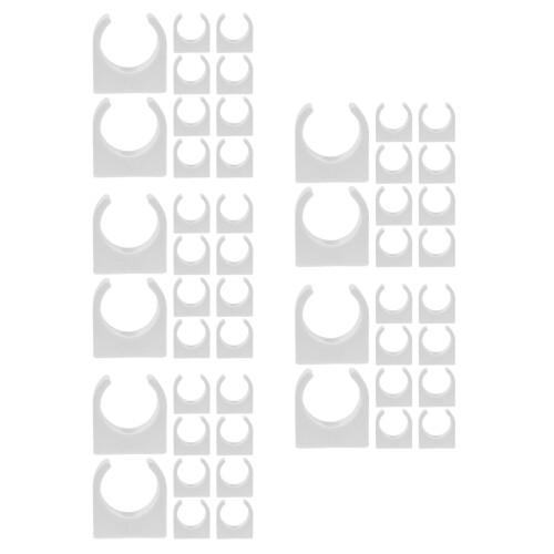 50Pcs White Plastic Motor Mounting Bracket for Stable Motor Support