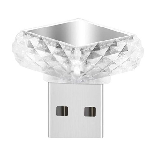 QenASHaing USB-LED-Ambienteleuchte mit farbigen Blinkmodi
