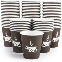 270 g brune engangskaffekopper – 270 stk.