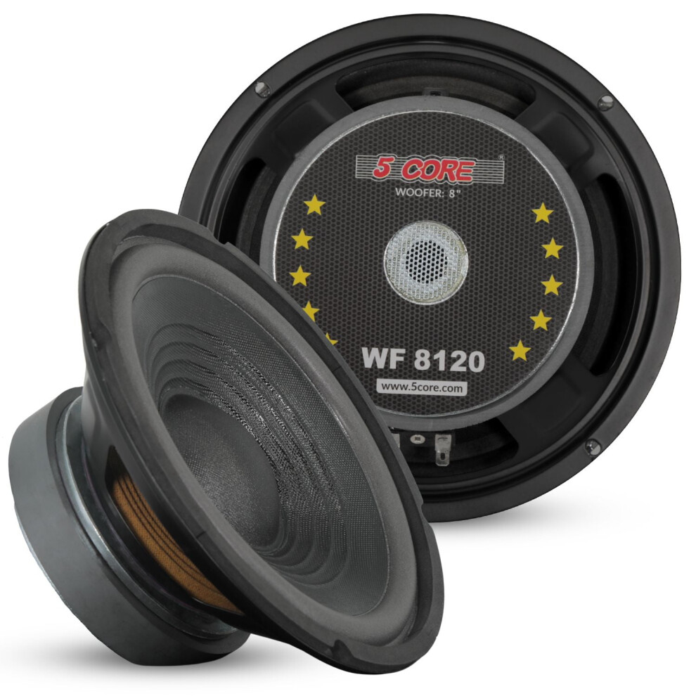 Car Subwoofer 8" 1000W Pro Audio Deep Bass Component Sub Woofer 4Ohm Replacement Loud Speaker 9426043966331