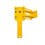 Rett hullmaskin for trebearbeiding, boreguide, 1 stk. 1