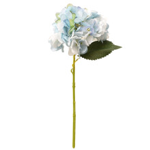 White Artificial Hydrangea Flower with Stem – 1 Piece