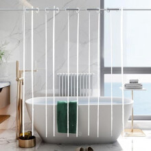 PEVA Shower Curtain Liner 72x74 in with Magnetic Hem