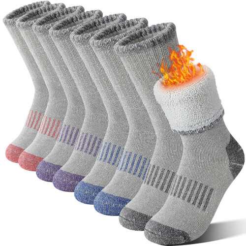 Wandersocken aus Merinowolle für Kinder (4 Paar) 1