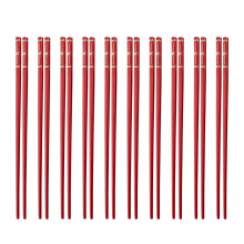 10 Pairs New Year Alloy Chopsticks Anti Mold Anti Slip Chopsticks