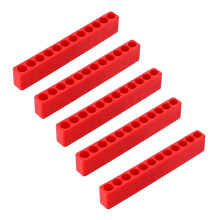 Practical Screwdriver Hole 12 Holes Hex Shank Bit Holder Plastic for Head Storage for Case Tool Red for Home Repair Shop