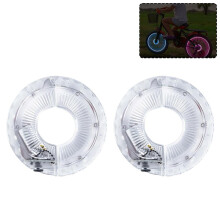 QenASHaing USB Rechargeable Bike Wheel Lights, 7 Colors 18 Modes Waterproof RGB Strips, for Outdoor Cycling Night Riding Commute Safety