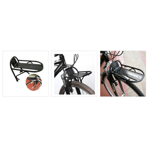 Cykelbagagebærer i aluminium foran – 23x21 cm 1