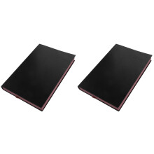 2St Multifunctionele Planner Journal Zwart Kunstleer