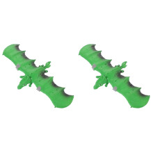 2St Groene Slap Bracelets Voor Kids Met Tpr En Dieren Print