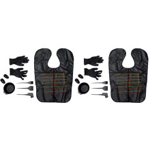 2Sets Plastic Haarverfgereedschap Zwart Haarverven Kit Voor