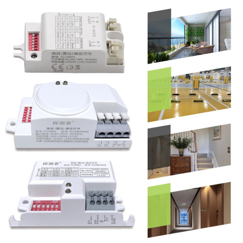 Microwave Motion Sensor High Sensitivity 12m Range 1
