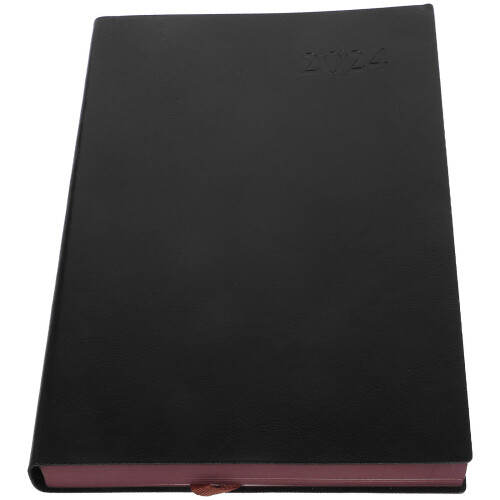 2St Multifunctionele Planner Journal Zwart Kunstleer 2