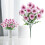 Artificial Pale Geraniums with Green Leaves – 12-Stem 1