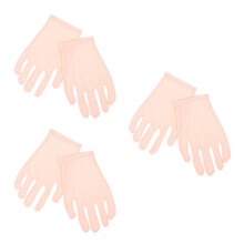 3Paires Hydratants Mains Violet Coton Souple Protège Sèche