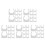 50Pcs White Plastic Motor Mounting Bracket for Stable Motor Support 8