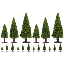 18St Groene Miniatuur Bomen Voor Zandtafel Model En Landschapsdecor