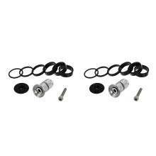 2Sets Mountainbike Voorvork Wasmachine Kit Zwart Sterk