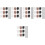 5Sets Decoratieve Nepbaarden Voor Gnome Knutselprojecten 5