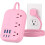 Regleta con cable de 1,5 m, 6 tomas de corriente y 3 puertos USB. 1