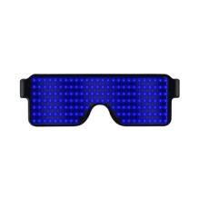 LED Glasses Light Up Dynamic Party Favor Glasses Festival Christmas USB Rechargeable LED Rave Glowing Flashing Glasses