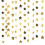 Multicolour Paper Star Garland, 7cm, 1 Pack 1