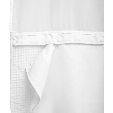 Long Fabric Snap-in Replacement Liner 70" W x 60" H - Hotel Style Removable Liner with Magnets, Machine Washable & Water Repellent - White, 70x60