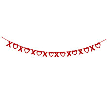 Heart Valentine's Day Garland Banner 118 in