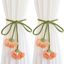 Fermacravatte per tende a forma di fiore, confezione da 2