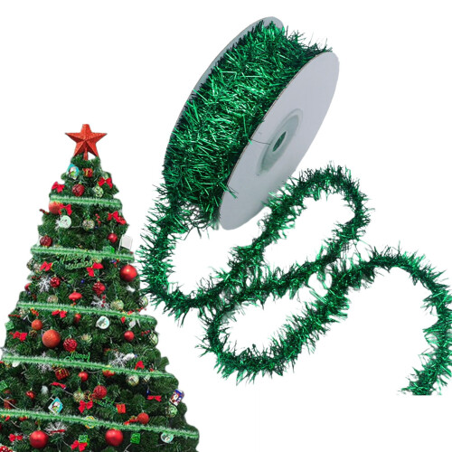 Gold & Silver Metal Wire Garland 9m